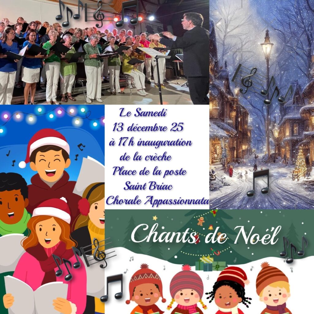 Chorale Appasionata de l'école de musique Les Notes d'Emeraude en concert, sous la sirection de Mark Sweeting