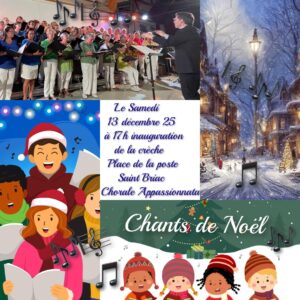 Chorale Appasionata de l'école de musique Les Notes d'Emeraude en concert, sous la sirection de Mark Sweeting